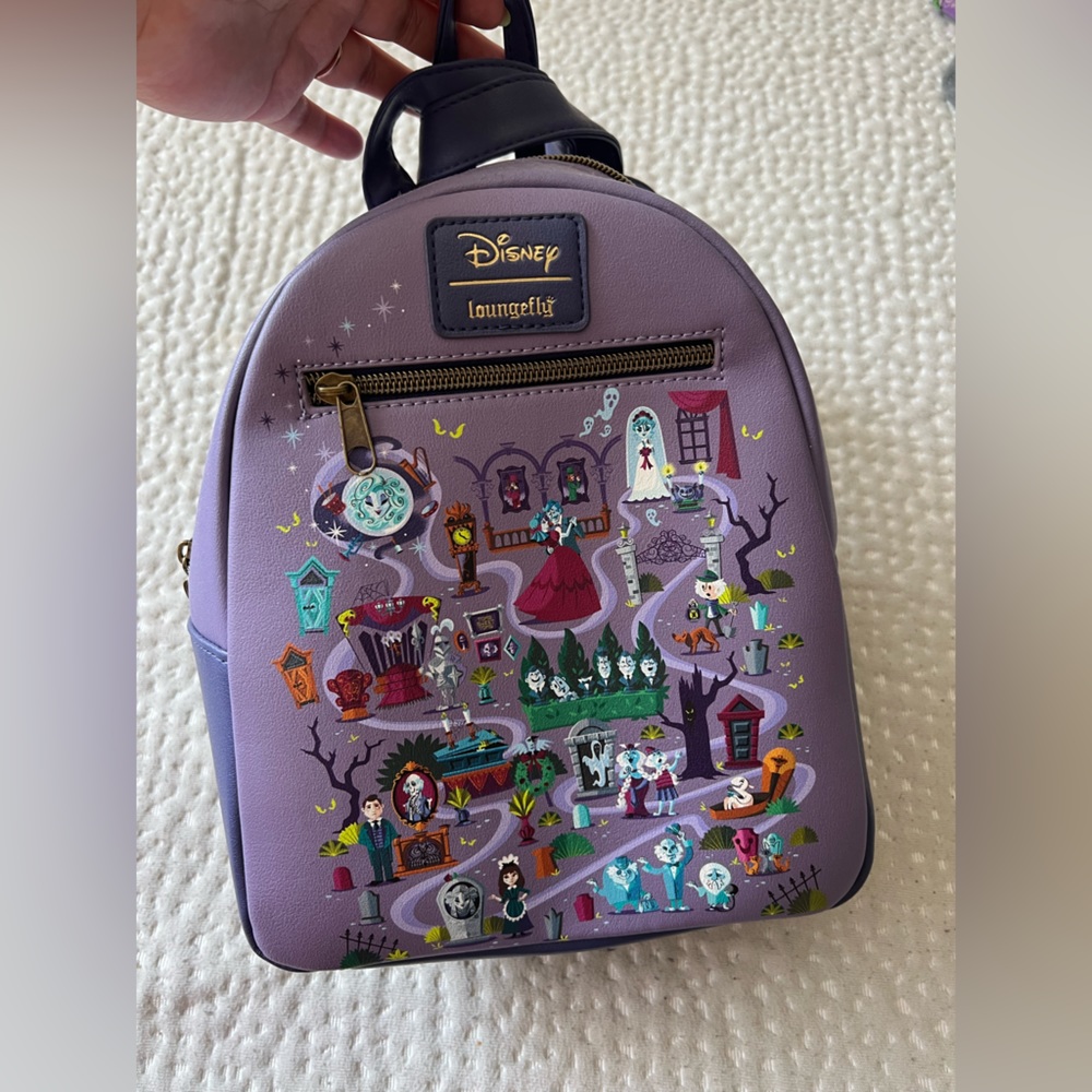 COPY - Disney haunted mansion loungefly backpack